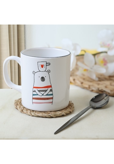 Keramika I Love Coffee Silindir Kupa 10 Cm