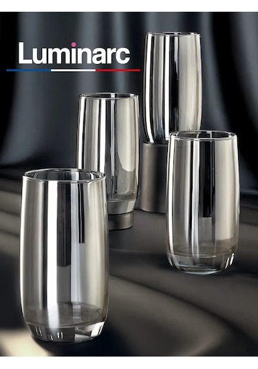 Luminarc Bardaklar Fransız Restoranı 330 Ml, 4 Adet 180482276 Gri