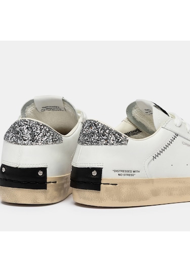 Sneaker Kadın 29000pp8.10 Crime London Dıstressed 10/c08l White Beyaz