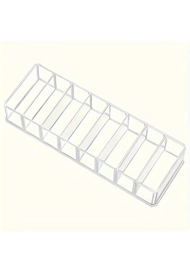 Xuweiwei Transparan Tezgah Üstü Plastik Hafif Makyaj Organizatörü Saklama Standı Şeffaf