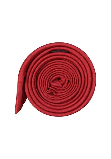 Morven Erkek Bordo Basic Kravat Bordo