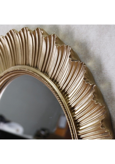 Flashy Yuvarlak Ayna Altın