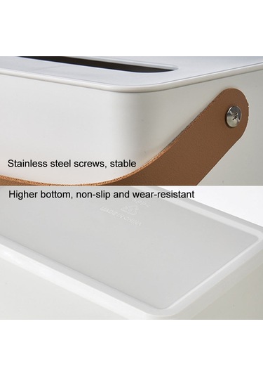 Sones Taşınabilir Ev Mendil Kutusu Sehpa Restoran Masaüstü Peçete Saklama Kutusu, Stil: Yuvarlak