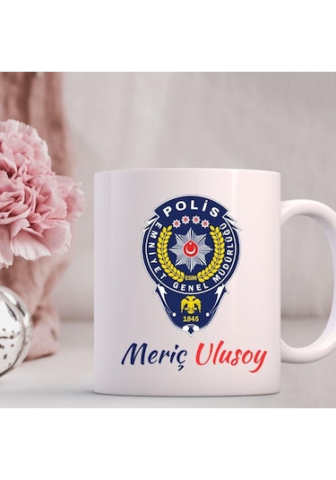 Polislere Özel Tasarımlı Kupa Bardak