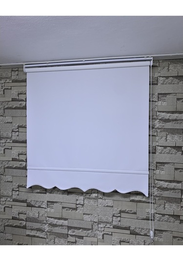 Beyaz Renk Mat Stor Perde Alüminyum Kasa Tüm Ölçülerde