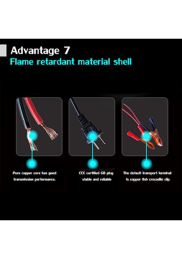 Yuntech01 12v 2a Akıllı Lityum Akü Şarj Cihazı, Lcd Ekranlı, Otomatik Kesme, Motosiklet/elektrikli Araçlar İçin, Avrupa Standartı