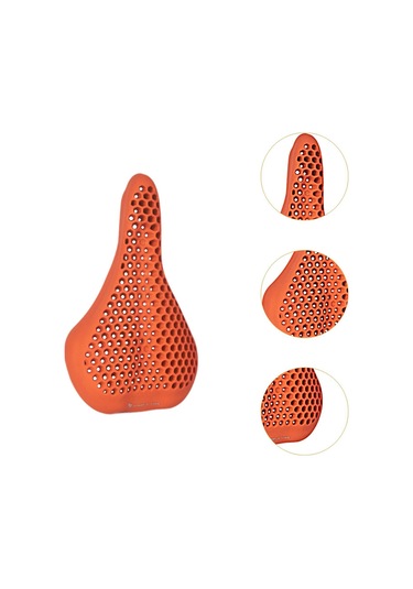 Suntek Erkekler Kadınlar Için Tam Silikon Bisiklet Turuncu Bisiklet Koltuk Kılıfı Turuncu