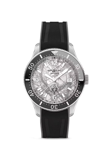 Montblanc 1858 Iced Sea Automatic Date 41 Mm Otomatik Saat 133628 Gri