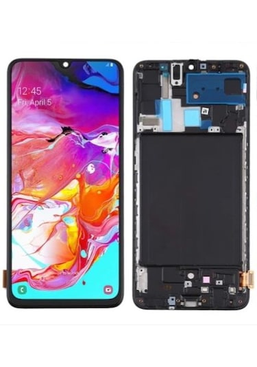 Samsung Uyumlu Galaxy A70 A705f Lcd Ekran Dokunmatik Çıtalı Tft Copy