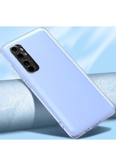 Adige Xiaomi Mi Note 10 Lite Kılıf Kamera Korumalı Süper Silikon