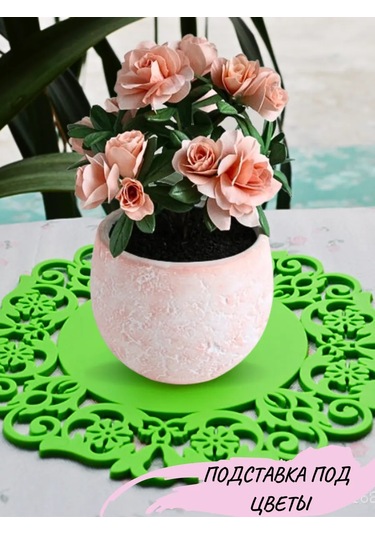 Pener Silikon Sıcak Altlığı Bardak Seti - Kupa Ve Bardak İçin Silikon Altlık 392079754 Yeşil