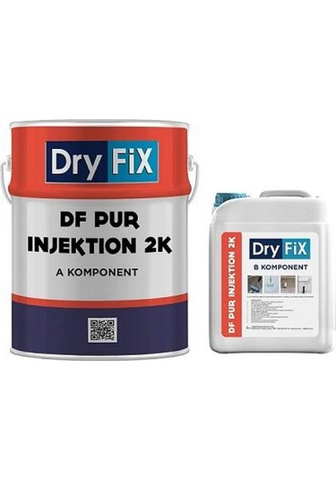 Dryfix Df Pur İnjektion 2k Poliüretan Esaslı Enjeksiyon Reçinesi 27.5 Kg Set