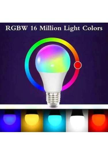 S-Link Smart Akıllı Wi-Fi RGB Led Ampul 12 Watt Tasarruflu 16M Renk