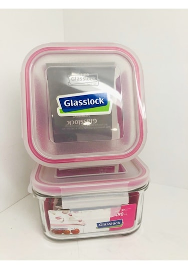Glasslock 2'li Kare Cam Saklama Kapları