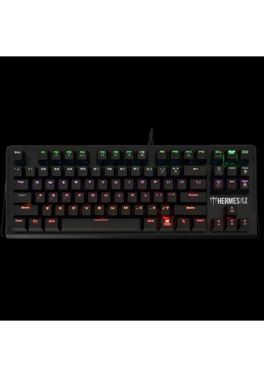 Gamdıas Hermes-e2, Usb Kablolu, İngilizce, Mekanik Switch, 7 Renk, Gaming Klavye