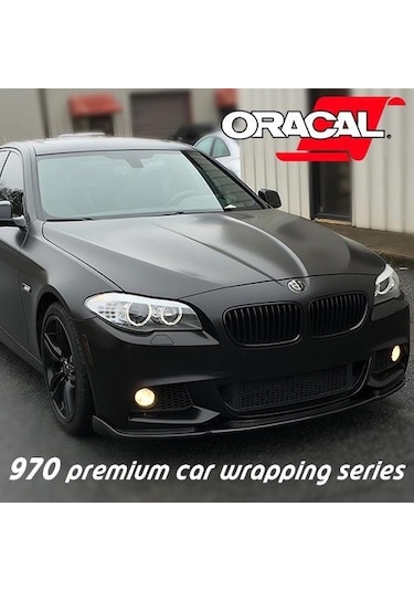 Oracal 970 Seri Hava Kanallı Mat Siyah Cast Araç Kaplama Folyosu