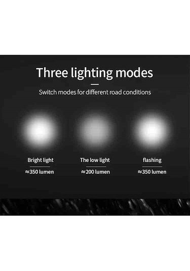 Robesbon Solar Enerjili USB Şarjlı Bisiklet Ön Far ve Korna