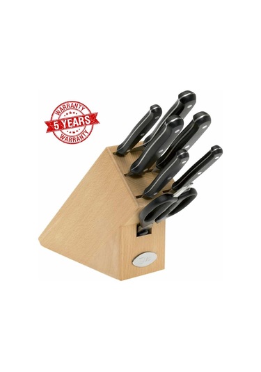 Ivo 26433 Solo 8 Parça Ahşap Blok Şef Bıçak Seti
