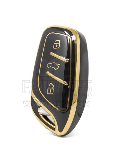 Lüx Mg Hs Gt Zs Ev Zx Mg5 Mg6 Roewe Rx3 Rx5 I5 Erx5 I6 I5 Nano Anahtar Kılıfı Siyah Gold Renk