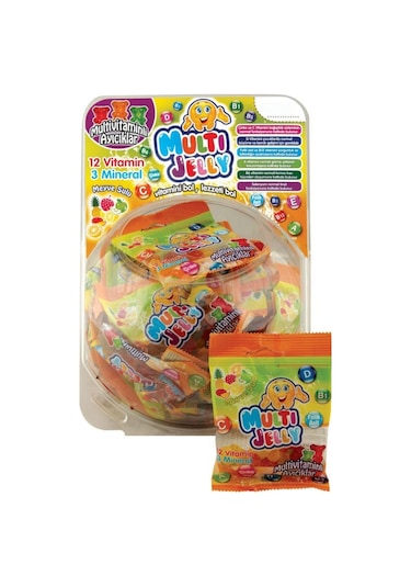 Multiball Multi Jelly Multivitamin Jelibon 40 X 20Gr