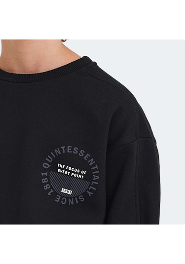 Slazenger LONE Çocuk  Siyah Sweatshirt