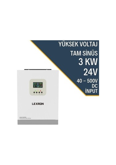 Lexron 3kw 3kva 24v Mpptakılllı Hvbrit Solar Jeneratör