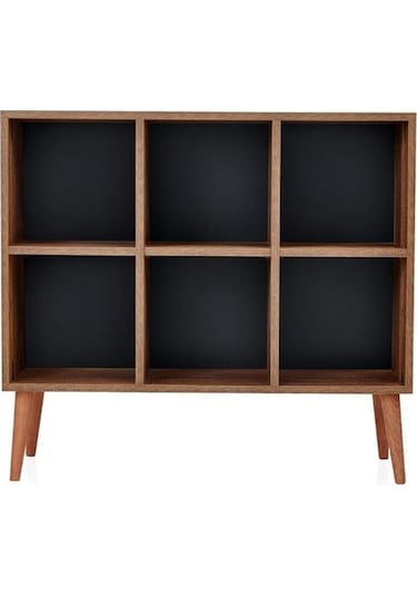 Just Home Paris Kutu Kitaplık - Barok Ceviz Barok Ceviz