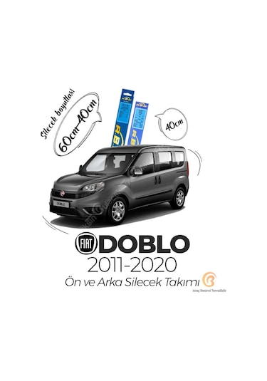 Fiat Doblo Ön Arka Sileceği Seti (2011-2021) RBW