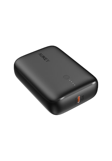 Aukey PB-N83S-BK 22.5 W SCP PD Ve QC 3.0 10000 mAh Mini Type-C Powerbank Siyah