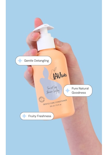 Lav Kids Çocuk Nemlendiricili Saç Bakım Kremi 215 ML