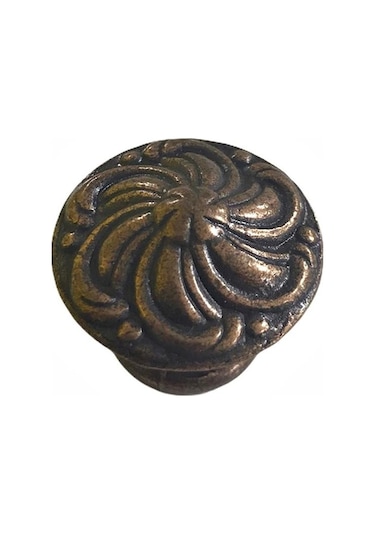 Eymenyapimarket Mobilya Dolap Kulp Düğme Eskitme Tek Vidalı Bakır