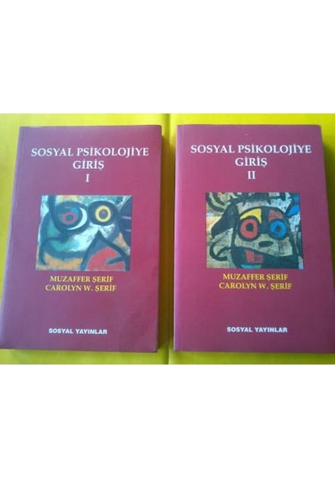 Sosyal Psikoloji Psikolojiye Giriş .Cilt 1-2 Tk