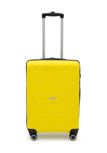 Copella Pp Polipropilen&kırılmaz Orta Boy Valiz 65 Cm Sarı