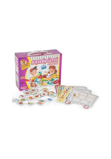 Alışveriş Listesi Hafıza Oyunu 36 Parça Diytoy