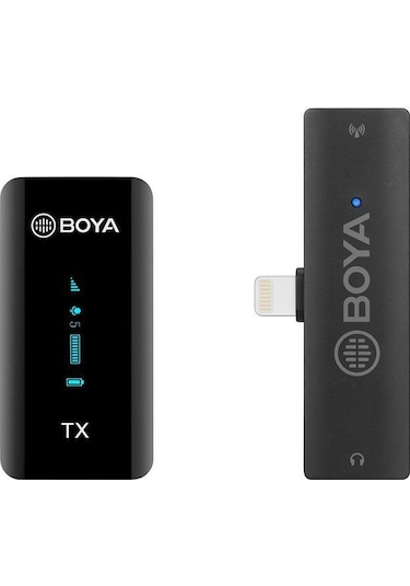 Boya BY-XM6-S3 Kablosuz Yaka Mikrofonu - Lightning