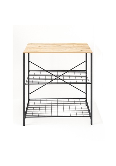 Çok Amaçlı Mutfak Rafı Bangosu Masa Geniş Çam 1439