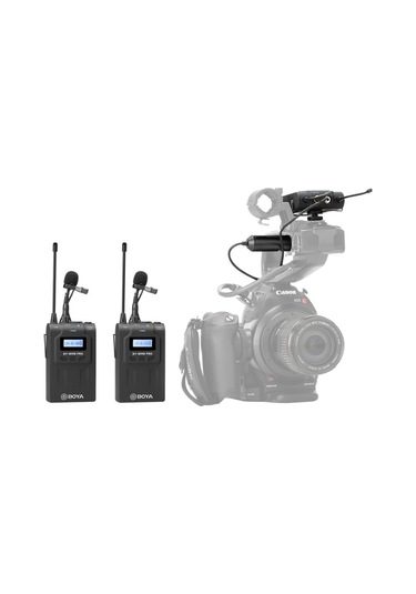 Boya Bm8 Pro K 2. Kablosuz İkili Yaka Mikrofon Seti