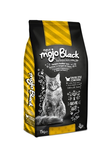 Mojo Black Tavuklu Yetişkin Kedi Maması 15 KG