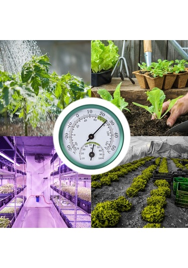 Higrometre, İç Mekan Termometresi, Nem Ölçer, Duvara Asılabilir,