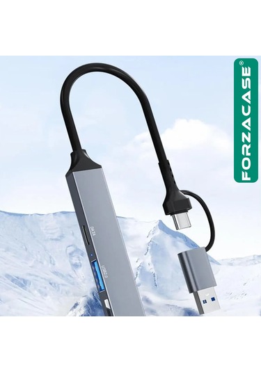 Type-c Usb Kart Okuyucu Sd/tf Usb 3.0 5gbps Veri Aktarımı Fc901
