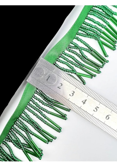 Slubov'u Boncuklu Kurdele, Dekoratif, 1m, Genişlik 4cm 219920153