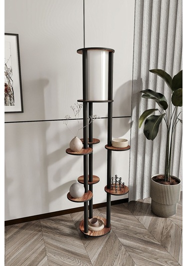 Ravilo Volante Raflı Lambader Ceviz Ceviz