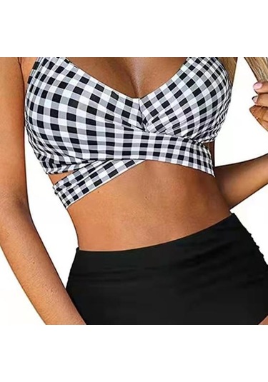 2 Adet/takım Kaliteli Mayo Tel Ücretsiz Backless Leopar Ön Çapraz Bikini Plaj İçin Set Gül Kırmızısı Fuşya