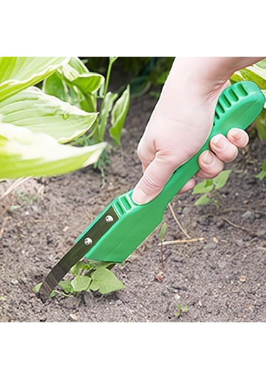 Maiyame Demir Çember Ve Keskin Bıçaklı El Tipi Çayır Bıçağı - Uv Dayanıklı Plastik Saplı Bahçe Çalıntı Kaldırma, Toprak Gevşetme Ve Ekim Aracı