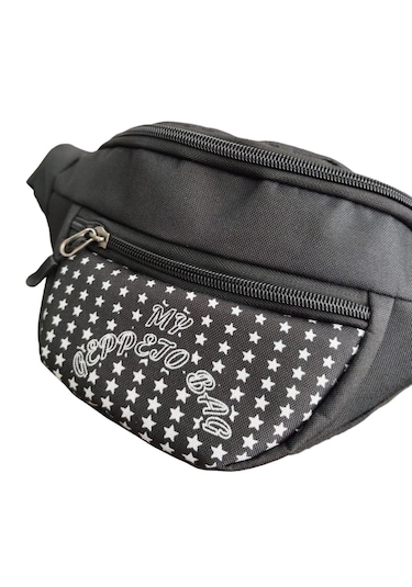 Mygeppetobag Unisex Siyah Renkli Omuz Ve Bel Çantası Siyah