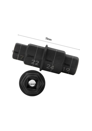 Pazly Motosiklet Hex Aks Aracı 17mm 19mm 22mm 24mm Hex Anahtarı K10801b