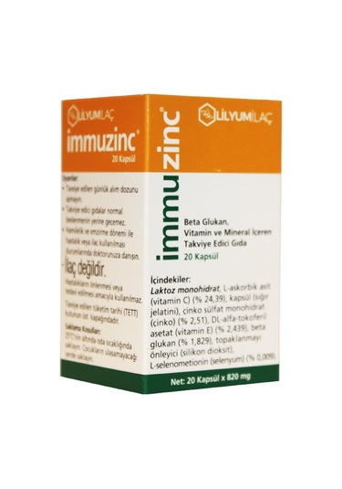 Immuzinc 20 Kapsül