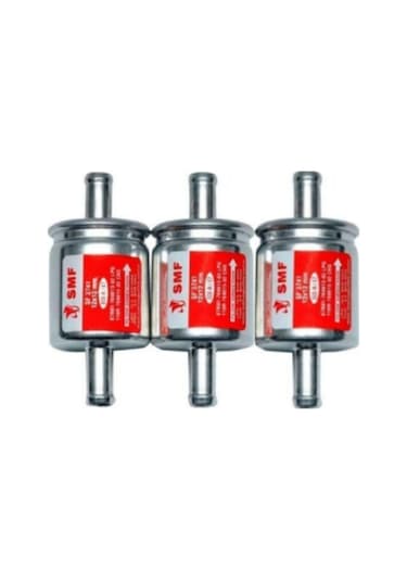 Smf ?Lpg Filtresi 3'Lü Paket Universal Alüminyum Otogaz Filtresi Çok Renkli