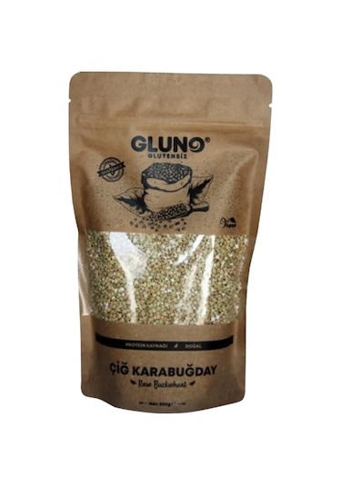 Gluno Glutensiz Çiğ Karabuğday 500 G
