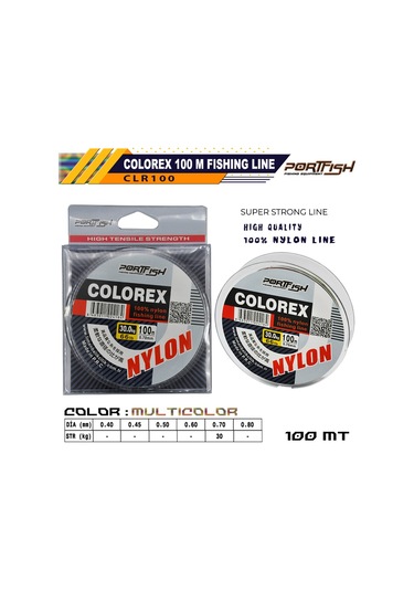 Portfish Colorex Misina 100 Mt Ebruli